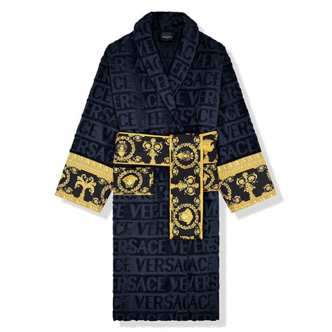 stylight versace baroque robe|Versace hooded bathrobe.